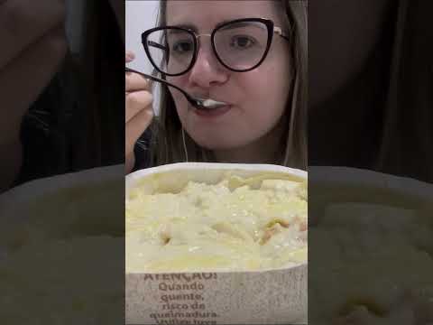 Mukbang comendo lasanha #asmr #mukbang #mukbangbrasil