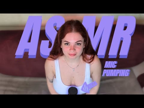 ASMR | Deep Mic Pumping From Above | Slow Sound Rhythms, Sweet Touches with Olivia