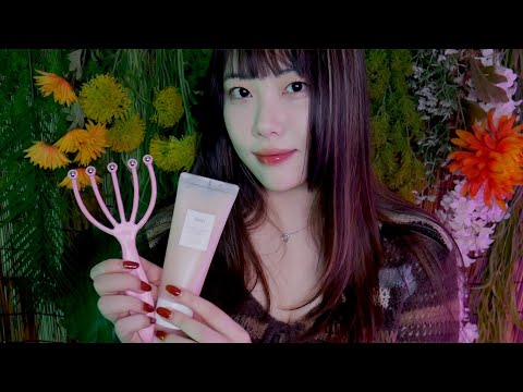 ASMR 힐링 스킨케어, 두피마사지 롤플레이💆🏻‍♀️💆🏻‍♀️   Skin care, scalp massage