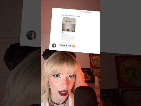 Reading my DMs is scary #asmr