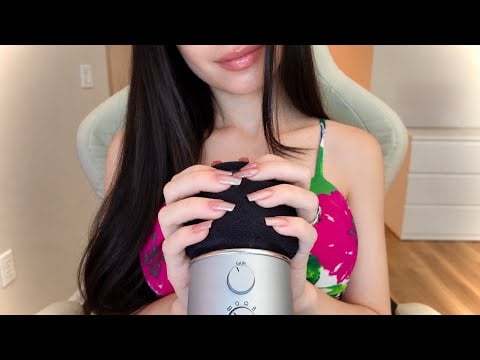 ASMR No Talking for Sleep 🌙 Slow Camera Touching & Foam Scratching
