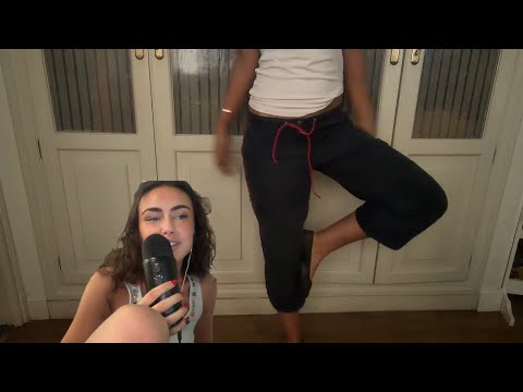 asmr probandome ropa antigua de mi madre