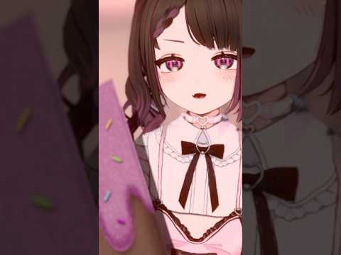 【3DASMR】お菓子をいっぱい食べれるスイートな実験に参加しない？🍩💕 #shorts #asmr #vtuber #vrchat #咀嚼音 #バイノーラル #睡眠導入
