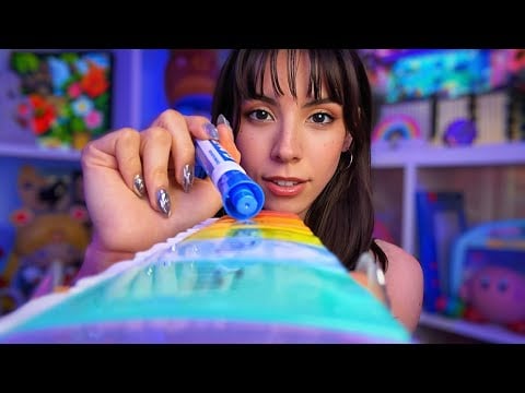 ASMR To Distract Your Mind ❤️ (eyes closed halfway) 