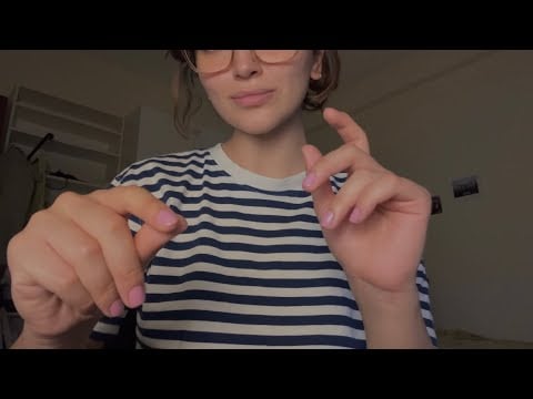 ASMR for insomnia (face touching, affirmations, trigger words)