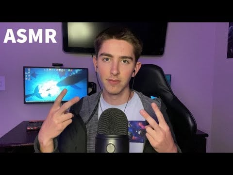 ASMR whisper ramble and lots of hand  sounds *lofi asmr*
