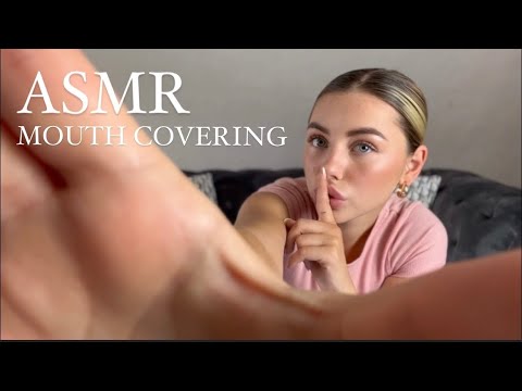 ASMR | Mouth Covering with SHHH 🤫 WHISPERING TO BE QUIET [German] Sleepy Nights 💤 Brain Massage 🫠