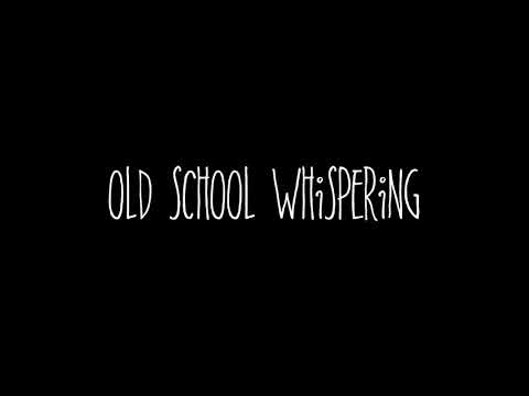 ASMR | Old School Whispering [close up rambling and fun facts]