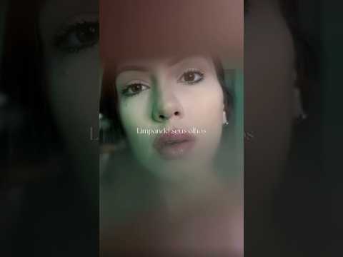 Shhh… é hora de limpar seus olhos. Deixe ir o cansaço. #ASMR #ASMRshorts #EyeCleaningASMR #Tingles