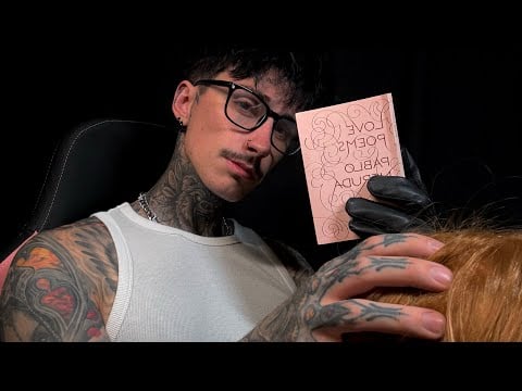 ASMR Playing With Your Hair While Reading 