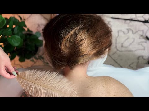 ASMR Soothing Her with Sounds of Winter Massage and Hair Play [ With & Without Rain Sounds]