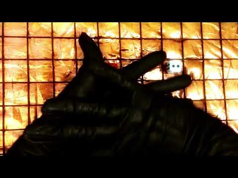 LEATHER GLOVES  🖤 VINTAGE LONG LEATHER GLOVES  🎲 [[ASMR]]