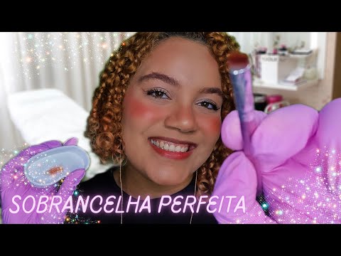 ASMR TINTURA NA SUA SOBRANCELHA 😍💖