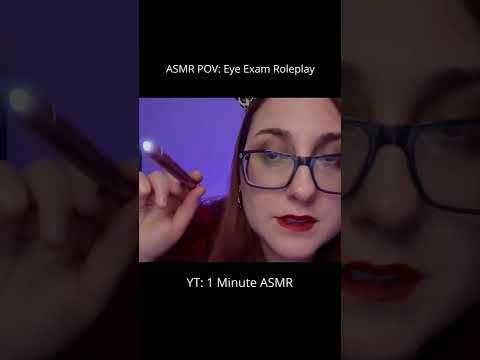 Eye Exam in a hurry (asmr) #short
