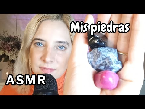 ASMR te muestro mi COLECCIÓN DE PIEDRAS/CRISTALES 💎