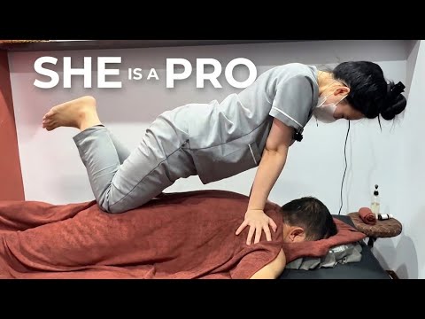 ASMR 🇻🇳 Deep Body Massage in Vietnam  | Beautiful Therapist