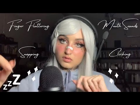 Beebee ASMR Finger Fluttering Part 3 Compilation | Rings, Mouth Sounds, Snapping, Clicking