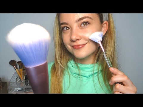 ASMR MY MAKE UP ROUTINE! Whispered Get Ready With Me, Gentle Brushing Sounds, Crinkles...