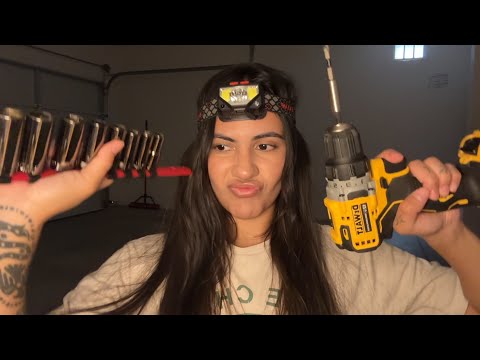 fast & aggressive ASMR in my garage (lofi) 
