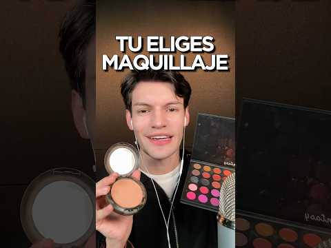 TU ELIGES EL MAQUILLAJE #asmr #shorts #asmrsounds #comedia