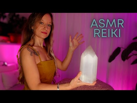 ASMR Reiki Deep Selenite Cleanse 💎 Energy Healing For Relaxation 🌸 Soft Spoken Personal Attention