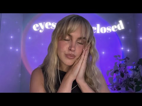 ASMR eyes closed instructions for sleep 😴 | fall asleep in 40 minutes