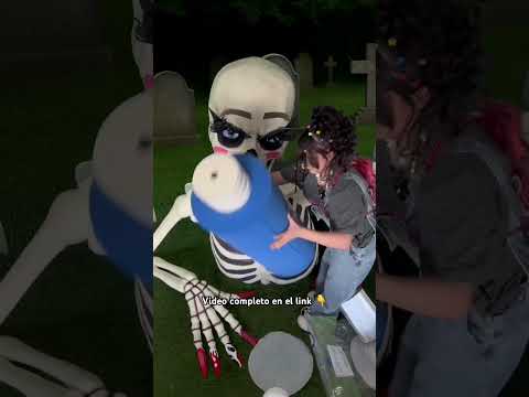 Skin care a la calavera 💕 #asmr #humor #kids