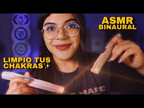 ASMR Equilibra tus Chakras 🧿 Limpieza de AURA | Reiki, Cuencos, Inaudibles | Sonidos de lluvia