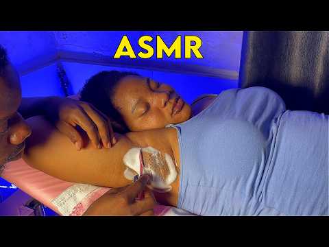 ASMR✨Belly Button Poking Cleaning, Armpit Shaving, Face Pimple, Back Picking, Soft Whispers