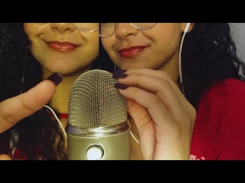 ASMR EM DOSE DUPLA l Triggers relaxantes l de Ouvido a ouvido