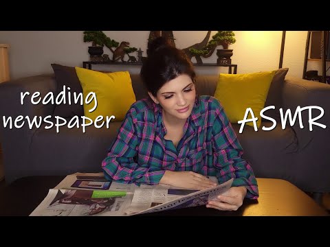 ASMR |🗞️Reading Newspaper🗞️(page flipping)