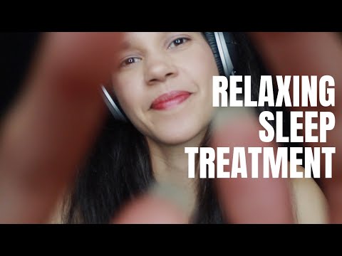 [ASMR] Relaxing Sleep Treatment | Lotion Sounds, Hand Movements, Lens Tapping, Sh sh, Tk tk)