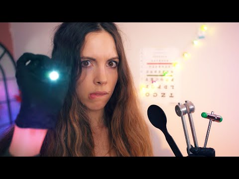 ASMR Cranial Nerve Exam But Everything is WRONG 😬 - medical asmr