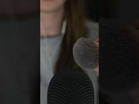 My favorite type of mic brushing 💧 #relaxing #brushingsounds #tingles
