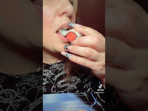 Sushi 🍣 Eating Sounds ASMR #shorts #asmr #eating