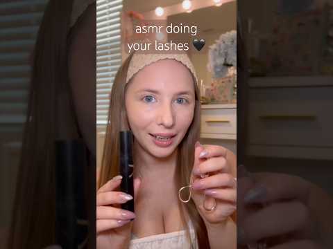 asmr doing your lashes 🖤 #asmrcommunity #asmrsounds #asmrmakeup #asmrshorts #asmrvideo