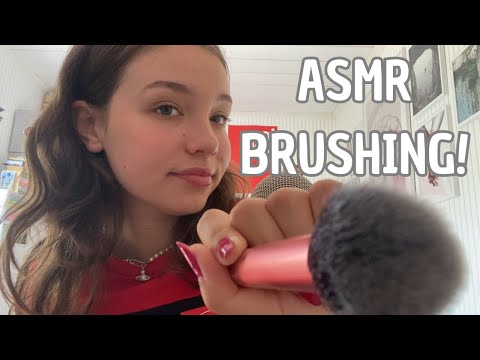 ASMR l Brushing Your Face & The Mic! 🎙️