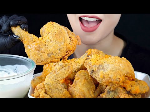 Cheesy and Crispy Bburinkle Fried Chicken *Homemade* • Mukbang & Cooking Recipe ASMR