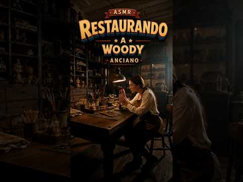 ASMR Restaurando a Woody Anciano 🤠 | Toy Story en 60 Segundos