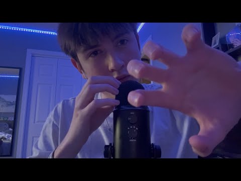ASMR bare mic rubbing and scratching + some rambling 🗣️