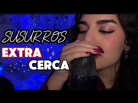 ASMR SUSURROS INTENSOS MUY CERCA DEL MICRO 😍💤 para dormir