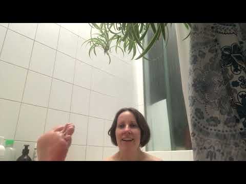 ASMR Shampoo bath wash FEET relaxing