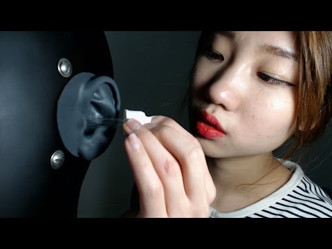 Dummy head ASMR (No talking), 뾱뾱 스포이드 소리, New spuit sounds!