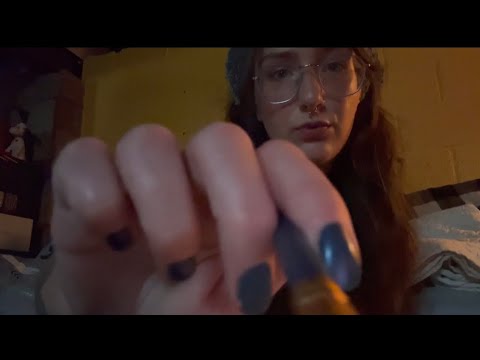 fast chaotic asmr // lofi painting your face roleplay// semi-aggressive