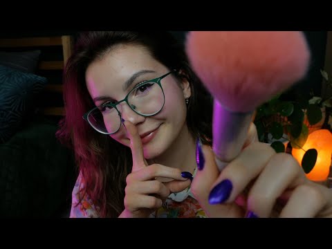 ASMR | robię Twój makijaż 🤫 (niesłyszalny szept, dużo dźwięków ust) // inaudibly doing your makeup