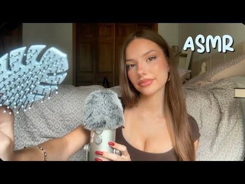 ✧.* ASMR slow and gentle personal attention comforting you (hair brushing, face brushing, etc…) ♡