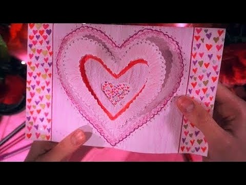 1 HOUR ASMR Valentine's Day Card ❤️ FOR YOU ❤️ Whispers & Crafts ♥ [RECOVERED VIDEO]