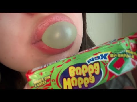 asmr ~ gum chewing w/ rambles & mouth sounds 🫧 