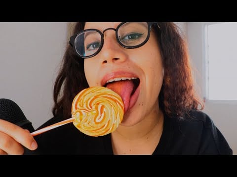 ASMR mouthsounds con paleta 🍭 👅