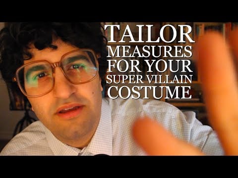 [ASMR] Tailor Measures And Picks Fabrics For You (You're A Super Villain)